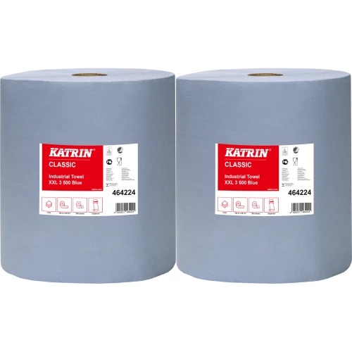 Czyściwo KATRIN 464224 Classic Blue 500 XXL niebieskie 3W rolka 2x190m ...