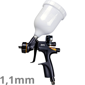 Pistolet lakierniczy DeVILBISS DV1 CLEAR + kubek Dysza 1,1