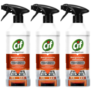 Mycie piekarnika grilla CIF Perfect Finish Odtłuszczacz Spray 3x