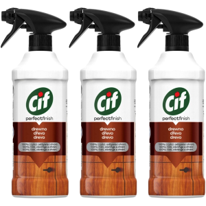 Mycie i pielęgnacja drewna mebli CIF Perfect Finish Spray 3x