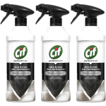 Czyszczenie stali nierdzewnej i okapów CIF Perfect Finish Spray 3x