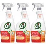 Płyn do mycia kuchni płyt tłuszczu CIF Power&Shine Spray 3x
