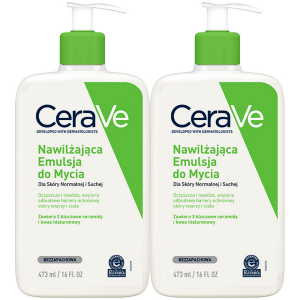 Emulsja nawilżająca do mycia CeraVe Skóra Normalna Sucha 2x