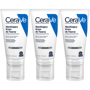 Krem nawilżający do twarzy CeraVe na dzień i noc 3 x 52ml