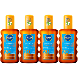 Olejek do opalania NIVEA Sun Protect & Bronze brązujący SPF 20 800ml