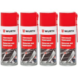 Wosk antykorozyjny bezbarwny WURTH ochronny Spray 4x