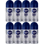 Antyperspirant męski w kulce dla mężczyzn Nivea Men Silver 48h 8x