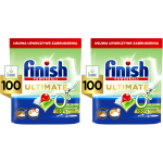 Kapsułki do zmywarki FINISH Ultimate 0% Eco Zielone 200 szt.