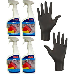 Płyn na pleśń grzyby wilgoć D-LUX Mocny Chlor Spray 2L 4 szt. 
