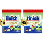 Kapsułki do zmywarki FINISH Ultimate 0% Eco Zielone 90 szt.