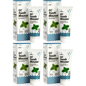 Płynne szkliwo pasta GC Tooth Mousse Mint Mięta Bez Fluoru 140ml Ochronna