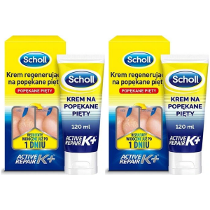 Krem do pięt SCHOLL Active Repair K+ Intensywnie Regenerujący 2 x 120ml