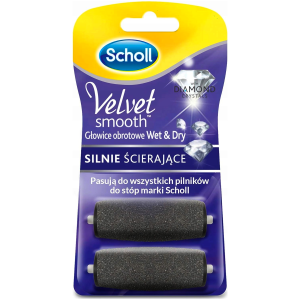Głowice obrotowe do pilnika SCHOLL Diamond Wet&Dry Silne 2 szt.
