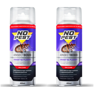 Środek granat bomba na pluskwy NO PEST 4Insect Bomb Spray 2 x 400ml 