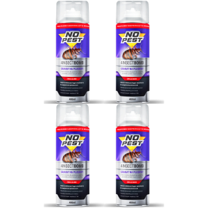 Środek bomba na pluskwy mole pająki NO PEST 4Insect Bomb Spray 4x