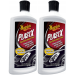 Polerowanie plastiku lamp reflektorów MEGUIAR'S Plast-X 2 x 296ml