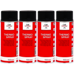 Lakier termiczny Czarny CARSYSTEM Thermo 600°C Spray 4 x 400ml