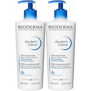 Krem nawilżający wzmacniający BIODERMA Atoderm Creme Ultra 2 x 500ml