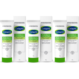 Krem lipoaktywny CETAPHIL PS Nawilżający Skóra Wrażliwa 3 x 100g