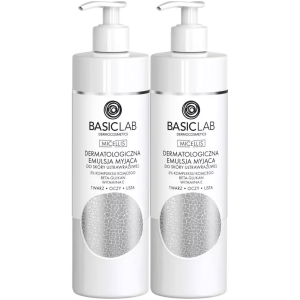 Dermo Emulsja myjąca BasicLab Skóra Wrażliwa i Delikatna 2x300ml