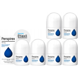 Antyperspirant PERSPIREX Etiaxil Strong Roll-on ochrona przed potem 6x 