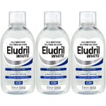 Płyn do płukania na przebarwienia ELUDRIL White 0% Alkoholu 3x500 1,5L