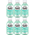 Płyn do płukania łagodny ELUDRIL Sensitive 0% Alkoholu 6x500 3L