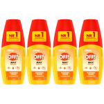 Płyn na komary kleszcze owady OFF! Max Repelent 8h 4x100 400ml