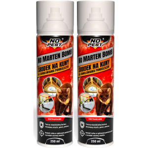 Odstraszacz na kuny i gryzonie NO PEST No Marten Bomb Spray 2x