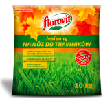 Jesienny nawóz do trawy FLOROVIT Trawnik Żelazo Odporność 10kg