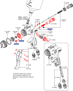 Zestaw naprawczy (duży) SATA SATAjet 5000 B 211532