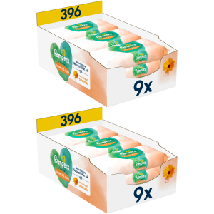 Chusteczki nawilżane z bawełną PAMPERS Protect&Care 18x44 792 szt.