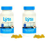 Tran islandzki LYSI kapsułki Omega 3 Witaminy A D E 500 mg 2x120 240 szt.