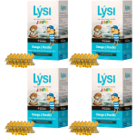 Tran islandzki LYSI kapsułki Omega 3 Witaminy A D E 500 mg 4x120 480 szt.