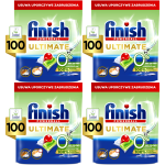 Kapsułki do mycia naczyń FINISH Ultimate 0% Eco Zielone 400 szt.
