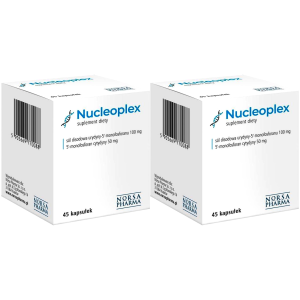 Urydyna Nukleotydy DNA RNA Norsa Pharma Nucleoplex 2x45 90 szt.