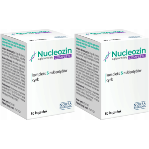 Kompleks 5 nukleotydów + Cynk Norsa Pharma Nucleozin 2x60 120 szt.