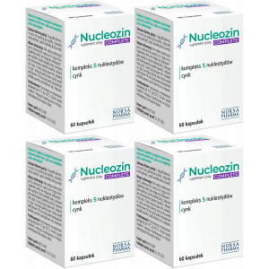 Kompleks 5 nukleotydów + Cynk Norsa Pharma Nucleozin 4x60 240 szt.