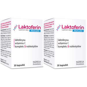Laktoferyna Nukleotydy Wit C Norsa Pharma Laktoferin Nucleo 2x30 60 szt.