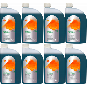 Płyn do chłodnic SHELL Premium Antifreeze do -38C 774 C/P 8x1 8L