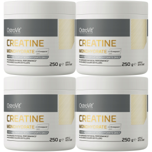 Kreatyna OstroVit Creapure Monohydrat Najczystsza 4x250 jabłko-mięta
