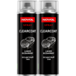 Lakier bezbarwny NOVOL Clearcoat Połysk Odporny Spray 2x500 1L