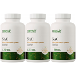 NAC VEGE OstroVit N-acetylo-L-cysteina 150mg Insulinooporność 3x120 360x