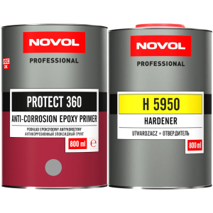 Podkład epoksydowy 1:1 NOVOL Protect 360 Szary 800+800 1,6L