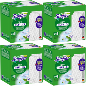 Wkłady Suche do mopa SWIFFER Dry Refills ściereczki 4x36 144 szt.