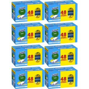 Wkłady Mokre do mopa SWIFFER Wet Refills ściereczki 8x48 384 szt.