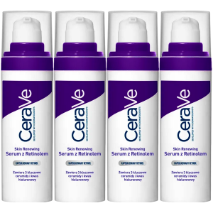Serum z retinolem CeraVe Skin Renewing Przeciwzmarszczkowe 4x30ml