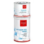 Lakier bezbarwny CARSYSTEM 2K VOC HS/SR 1L + Utwardzacz