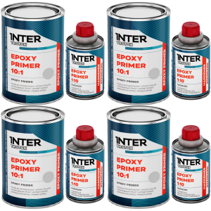 Podkład epoksydowy TROTON Epoxy Primer 10:1 Szary 4x 1kg + Utwardzacz 