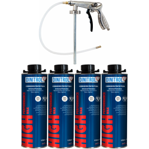 Zestaw do konserwacji DINITROL HP High Performance Suchy Wosk 4L